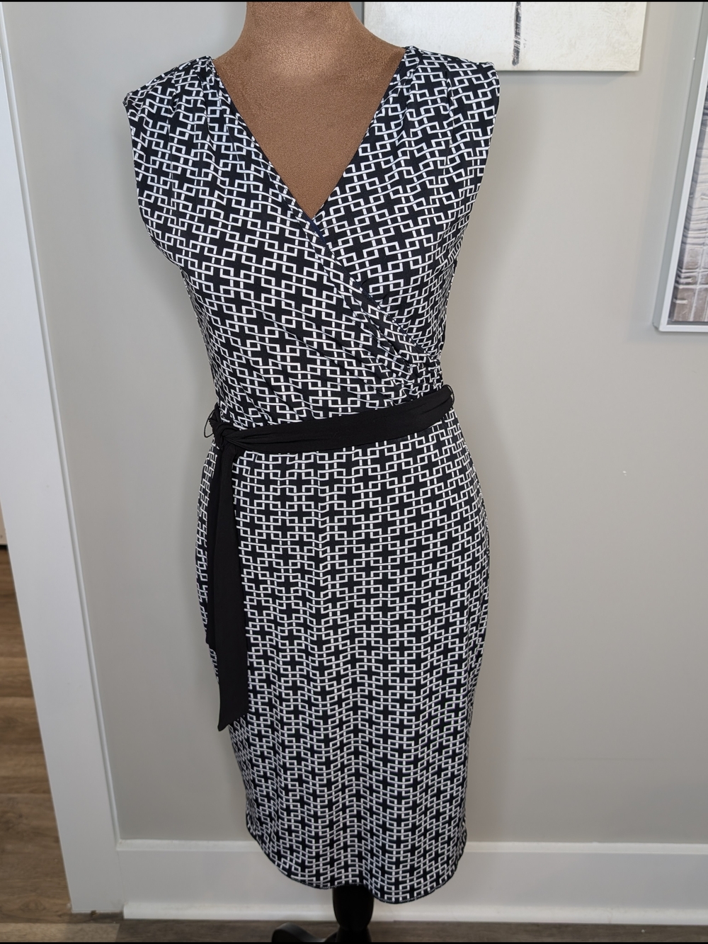 REVERSIBLE Wrap Bodice Dress with Belt